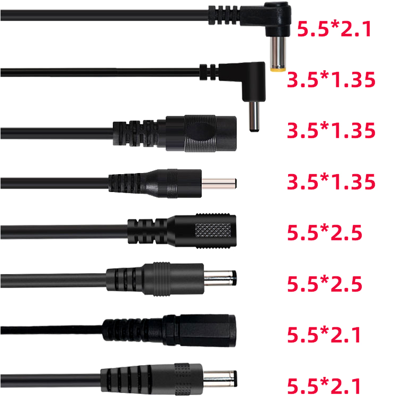 Cable Extension 3.5 - Mới 12V 5.5*2.1Mm 5.5*2.5Mm Cáp Nguồn