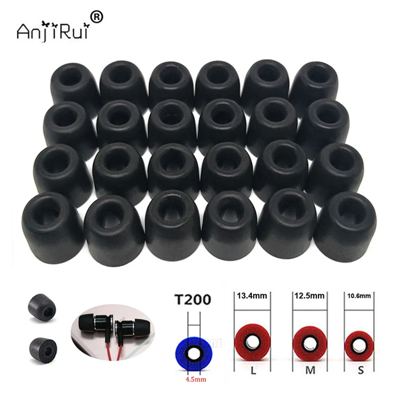 Earphone Foam Tip - 12 Đôi ANJIRUI Mút Bọt Biển
