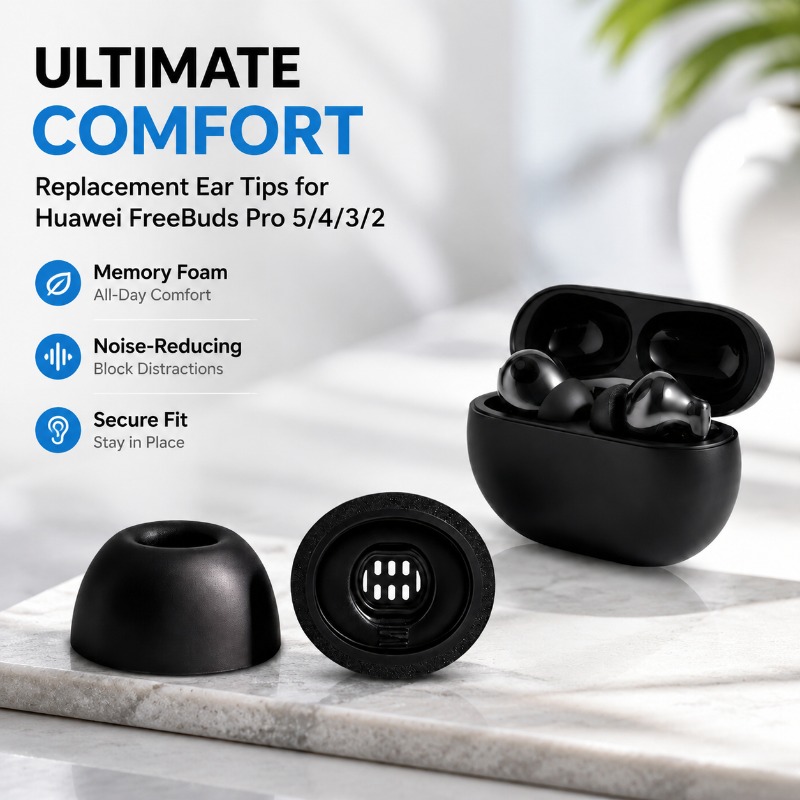 Earphone Foam Tip - Three-layer Memory Foam Ear Tips Noise