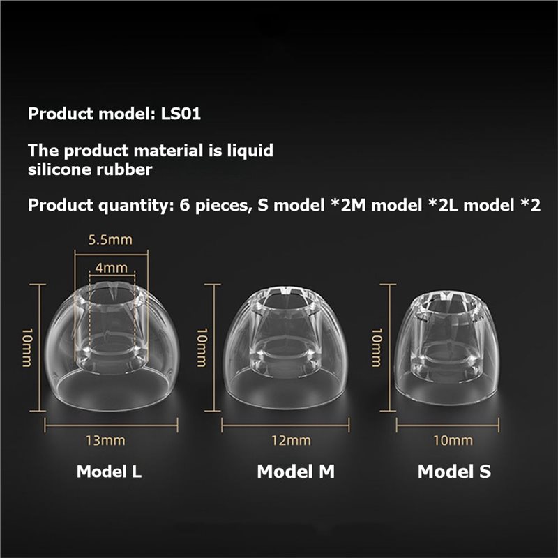 A41Z-Silicone Ear Tips For KZ  - đánh giá và giá Silicone Ear Tip Replacement