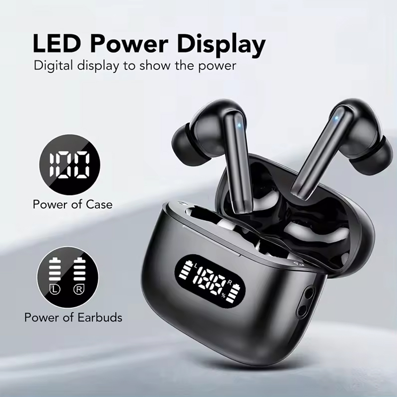 BT 5.4 TWS Ear Phone with LED  - đánh giá và giá Wireless Earbuds Tws