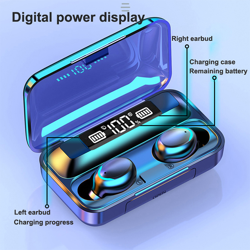 2026 F9 Wireless Earphones LED - đánh giá và giá Bluetooth Headset On Ear