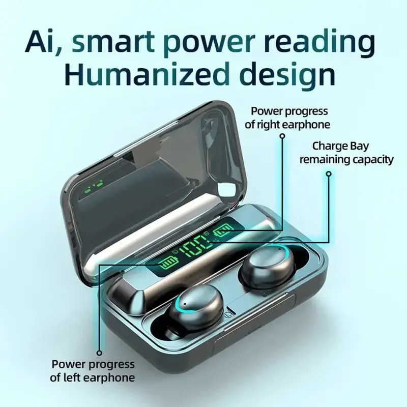 Lenovo F9 Bluetooth Wireless H - đánh giá và giá Earbuds Charging Case