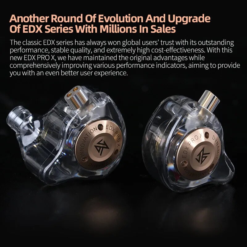 KZ EDX PRO X Wired Earphones H - đánh giá và giá Audiophile Headphone Wired