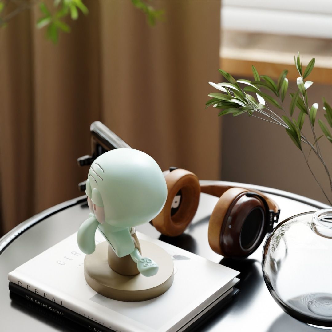 SpongeBobs SquarePants Squidwa - đánh giá và giá Headphone Stand Desk