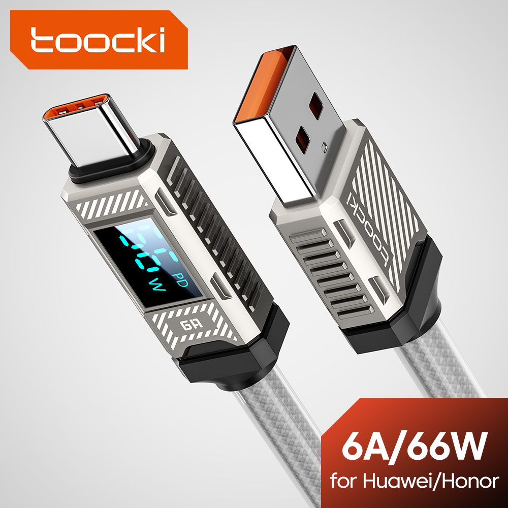 Toocki PD 66W USB C Cable 6A D - đánh giá và giá Usb C Earphone