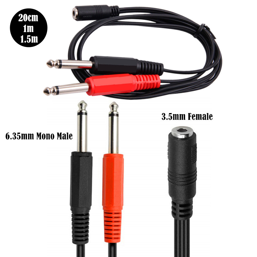 6.35 Mm Male To 2 6.35 Mm 3.5m - đánh giá và giá Cable Extension 3.5