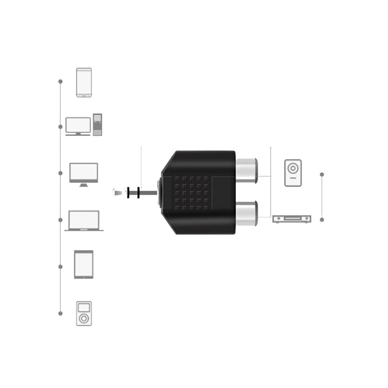 1/2/4pcs 3.5 mm Jack Stereo AU - đánh giá và giá Earphone Splitter Jack