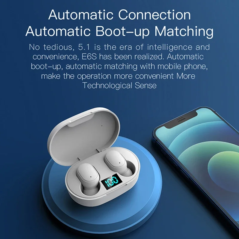 New E6S Wireless Bluetooth Ear - đánh giá và giá Bluetooth Headset On Ear