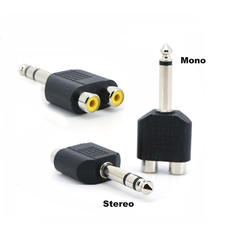 6.35mm 6.5 Audio Mono Stereo 1 - đánh giá và giá Audio Splitter Y