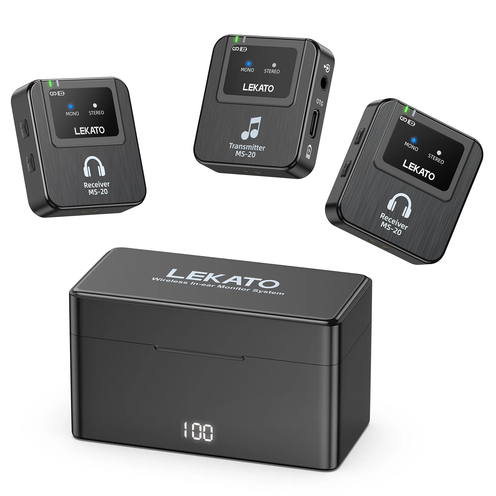 Lekato Wireless In-Ear Monitor - đánh giá và giá In Ear Monitor Iem
