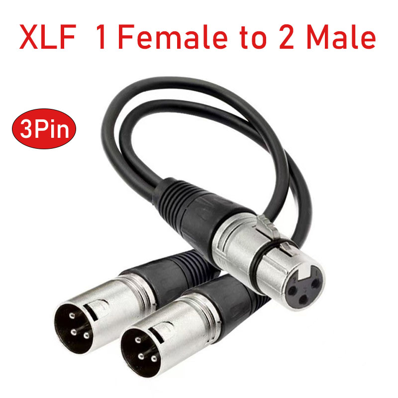 XLR Splitter Cable 3 Pin Femal - đánh giá và giá Audio Splitter Y