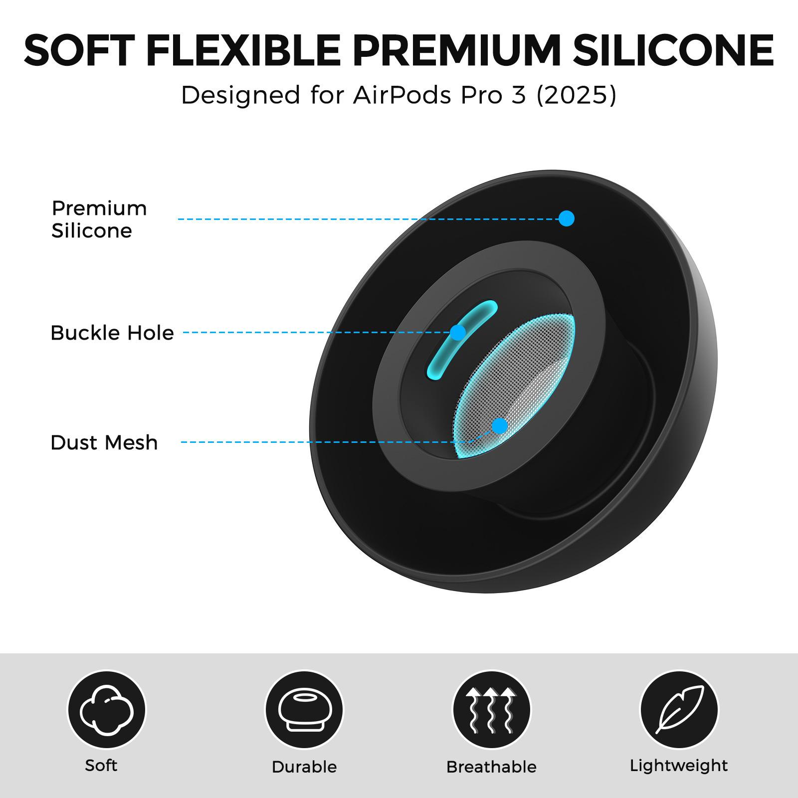 For AirPods Pro 3 XDcase 4 Pai - đánh giá và giá Silicone Ear Tip Replacement