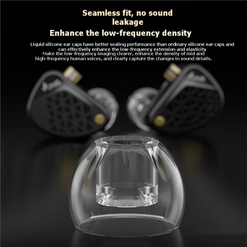 A23F-Silicone Ear Tips For KZ  - đánh giá và giá Silicone Ear Tip Replacement
