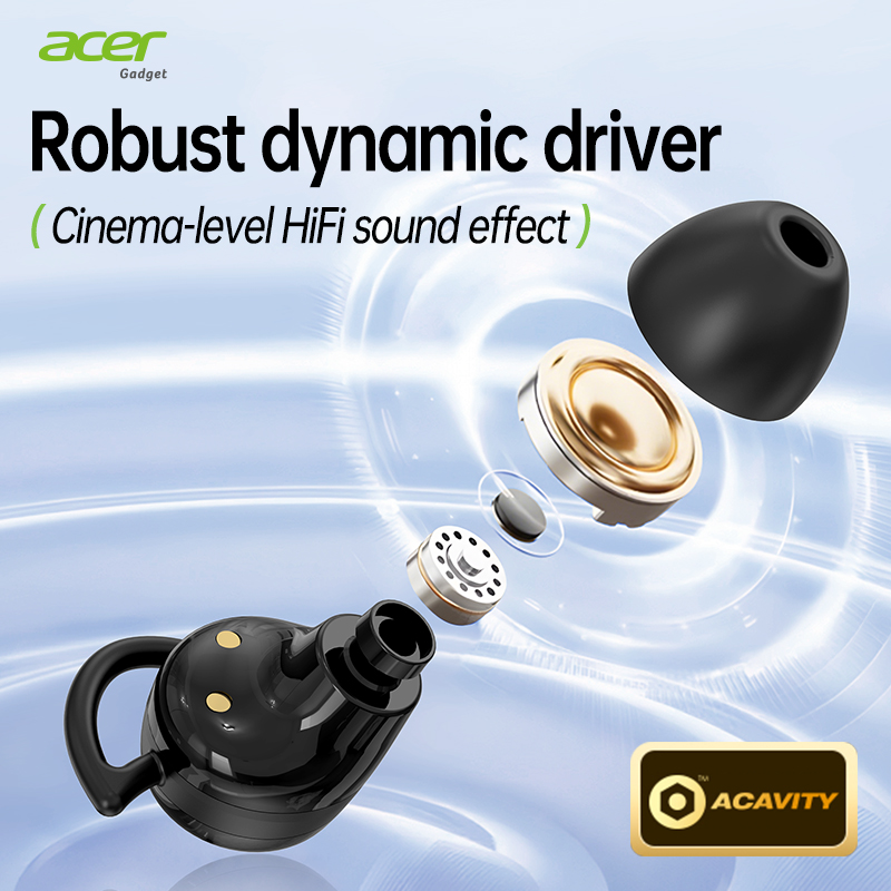 Original Acer OHR557 In Ear Bl - đánh giá và giá Sports Earphone Hook