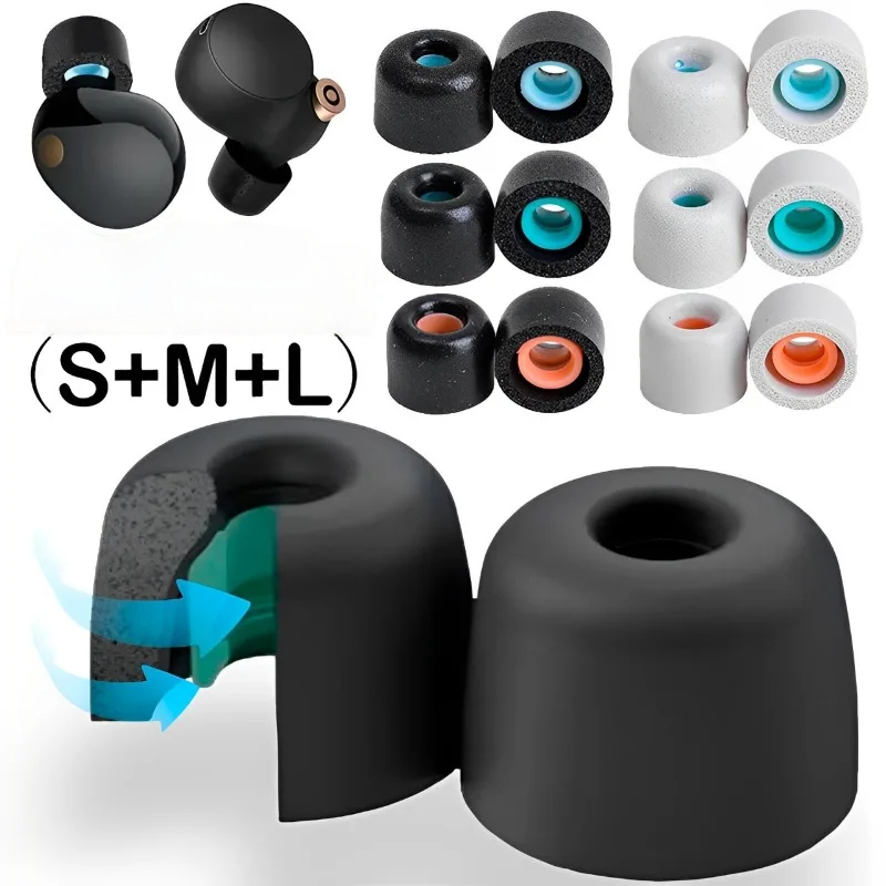 Memory Foam Earphones Ear Pads - đánh giá và giá Earphone Foam Tip