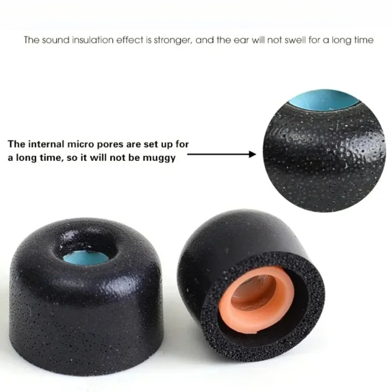 Memory Foam Earphones Ear Pads - đánh giá và giá Earphone Foam Tip