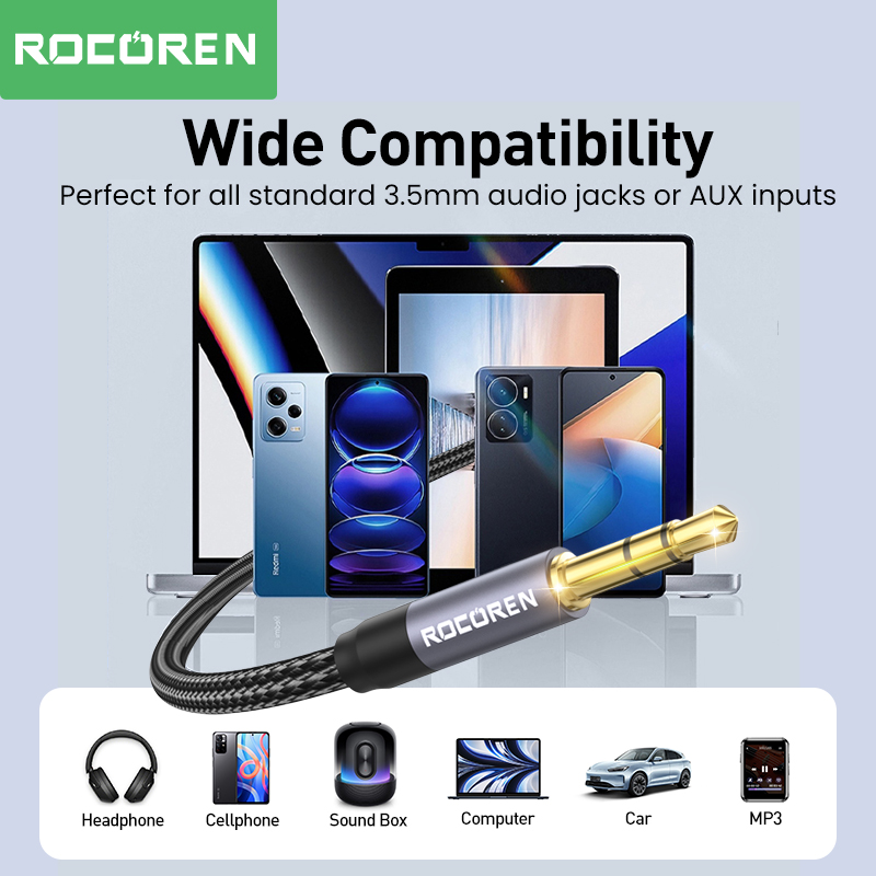 Rocoren 3.5mm Jack Audio Cable - đánh giá và giá Cable Extension 3.5