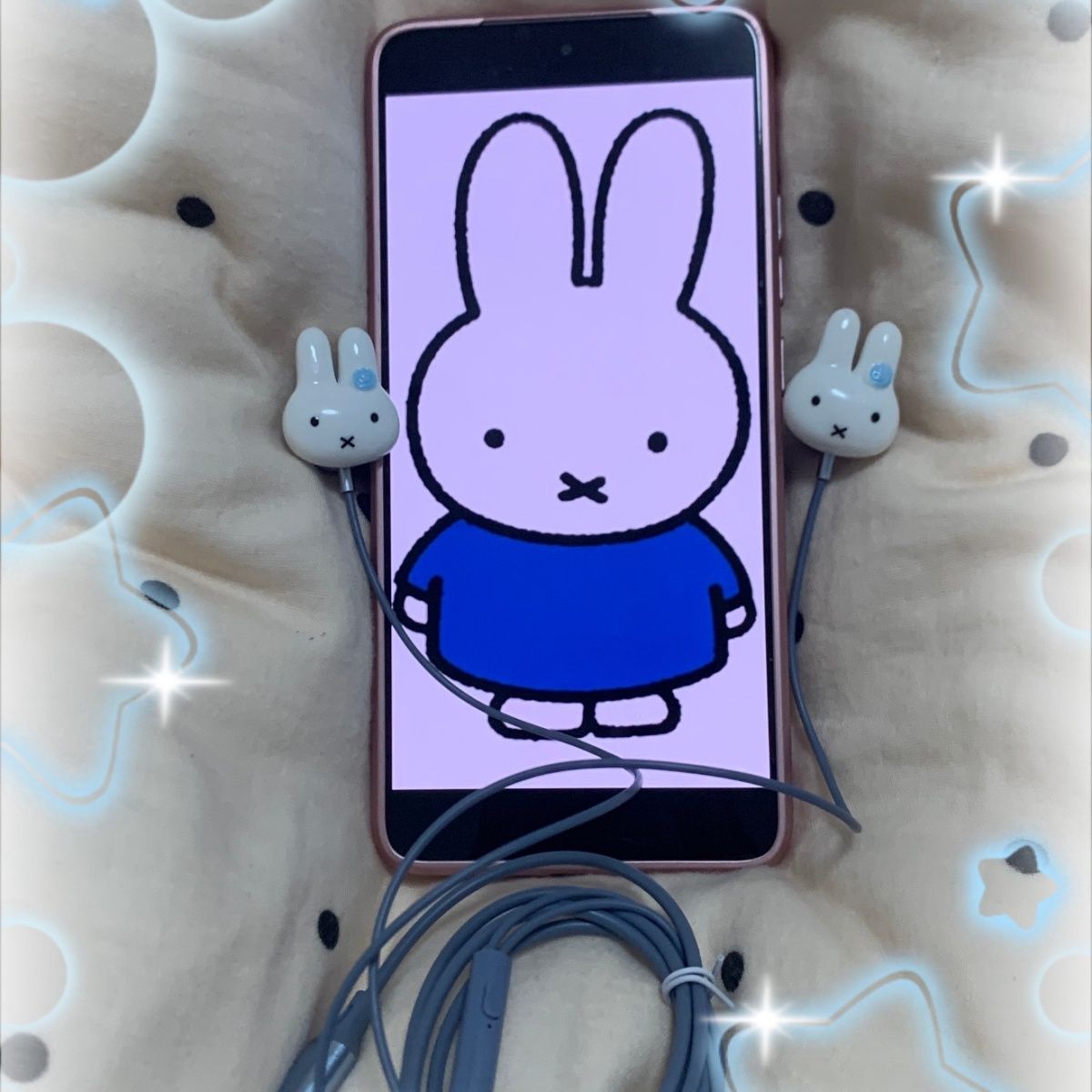 Vintage Cute Miffy Rabbit Wire - đánh giá và giá Usb C Earphone