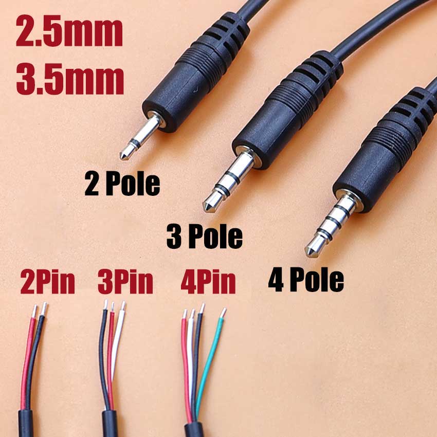 1pcs 2.5mm 3.5mm Mono Stereo A - đánh giá và giá Audiophile Headphone Wired