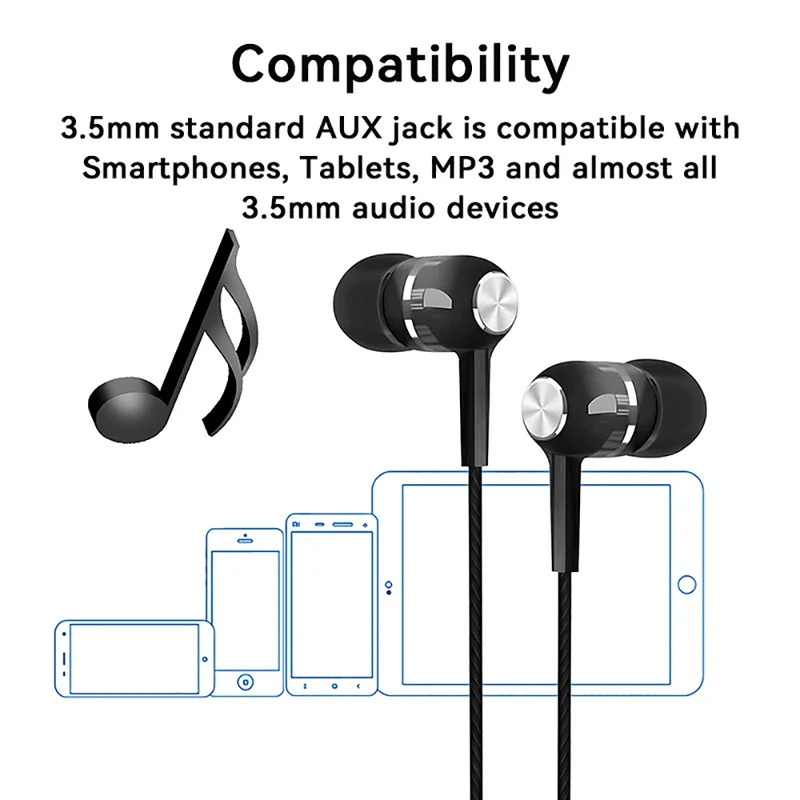 1/2/3/4Pcs 3.5mm Wired Earphon - đánh giá và giá Wired Earphone Mic