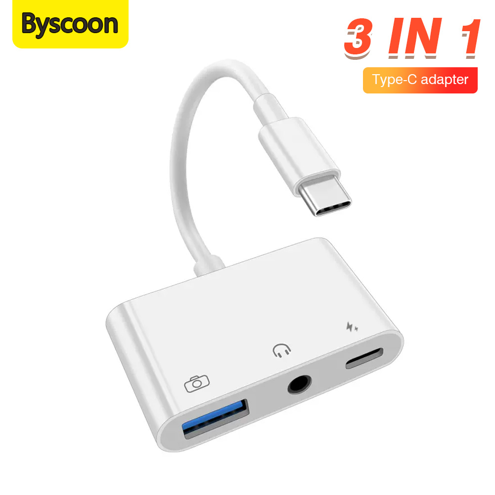3 in 1 Type C to 3.5mm Jack Ea - đánh giá và giá Earphone Splitter Jack