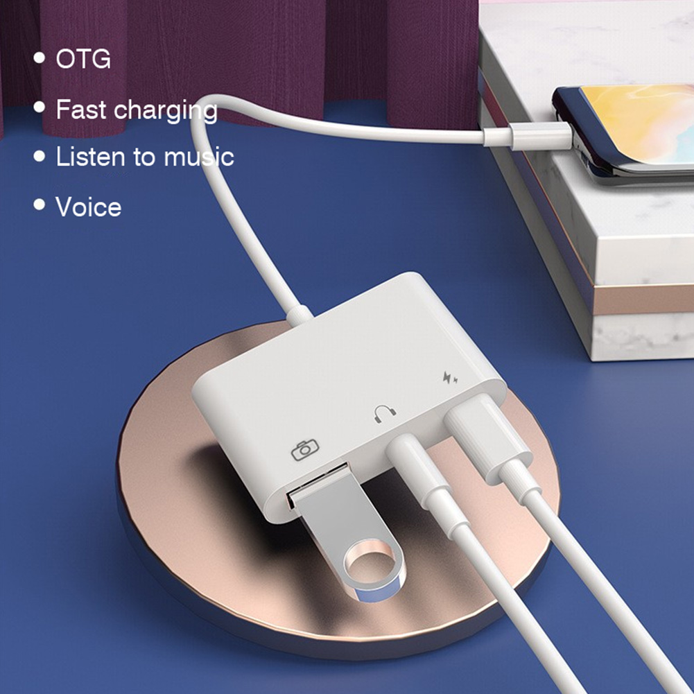 3 in 1 Type C to 3.5mm Jack Ea - đánh giá và giá Earphone Splitter Jack
