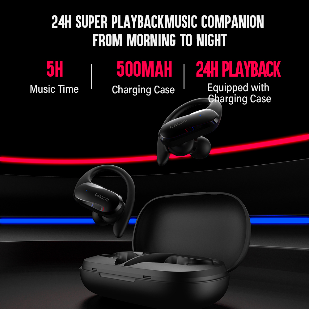 DACOM L19 TWS Bluetooth Earpho - đánh giá và giá Sports Earphone Hook