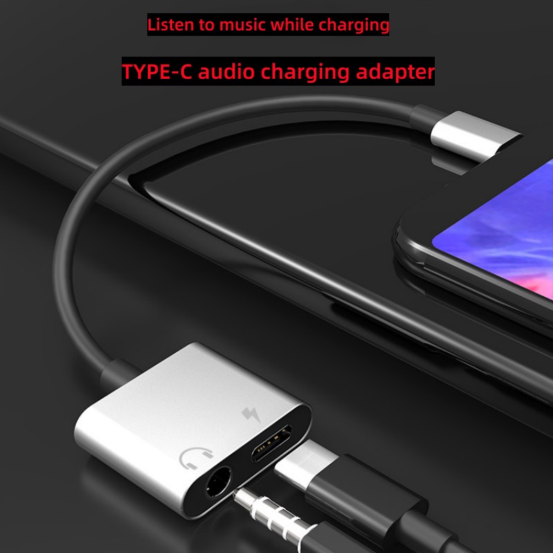 2 in 1 Audio Adapter Type C To - đánh giá và giá Audiophile Headphone Wired
