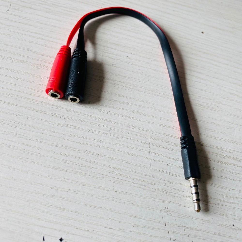 1 Male To 2 Female 3.5 Jack Au - đánh giá và giá Earphone Splitter Jack