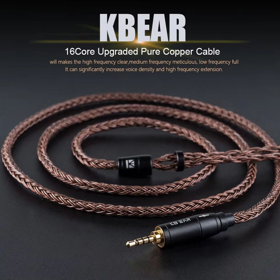 KBEAR 16 core 2-pin IEM headph - đánh giá và giá In Ear Monitor Iem