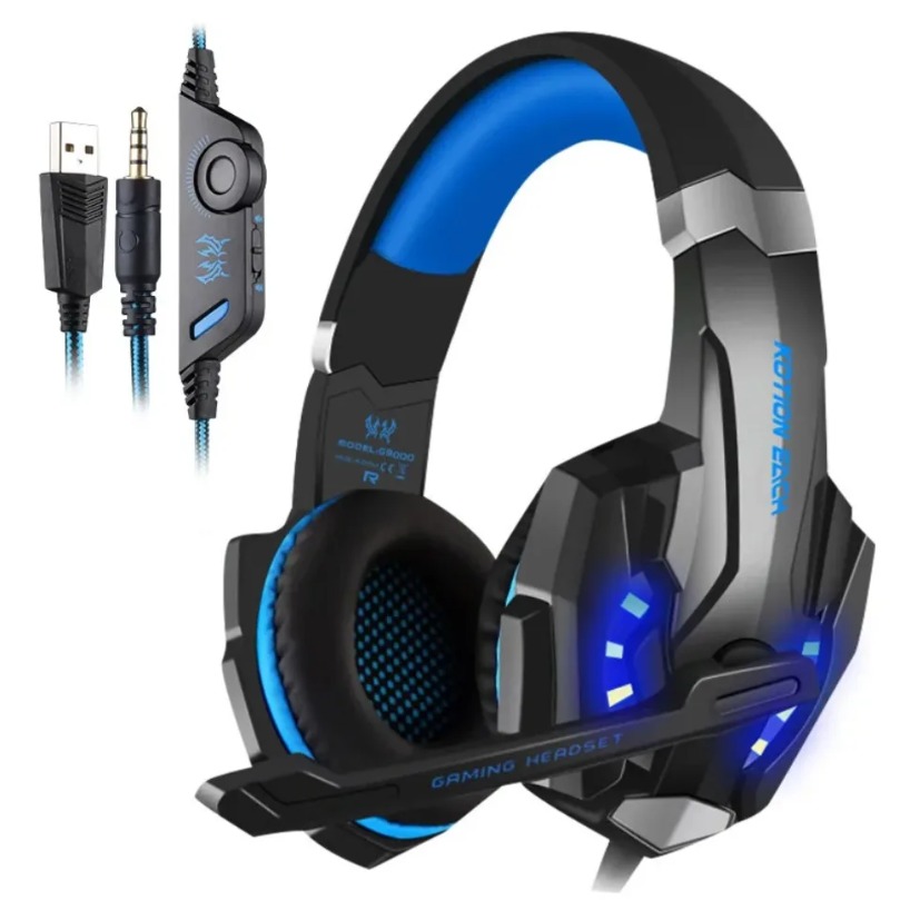 Gaming Headset Deep Bass Stere - đánh giá và giá Wired Earphone Mic
