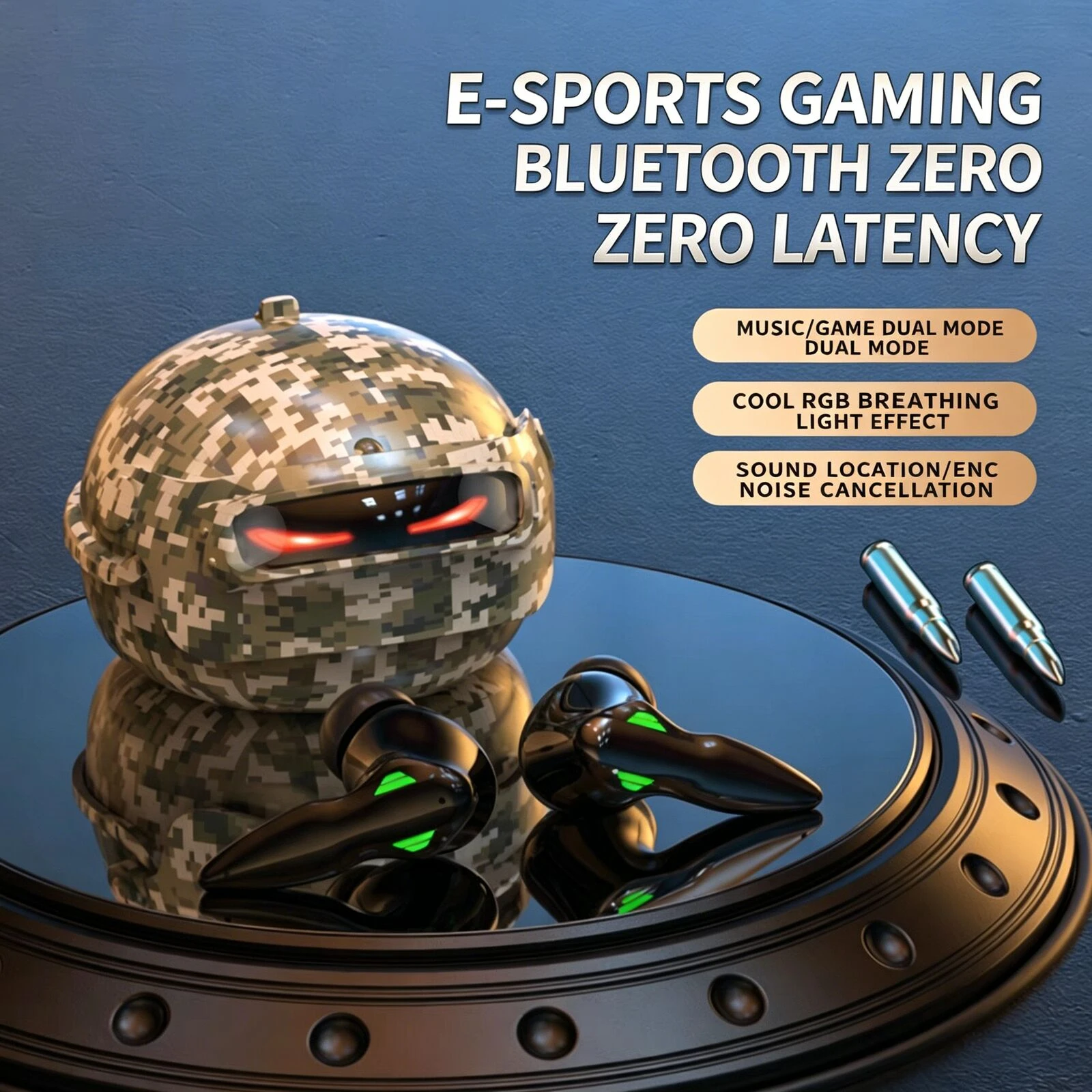 Helmet Style Gaming  Wireless  - đánh giá và giá Gaming Headset Rgb