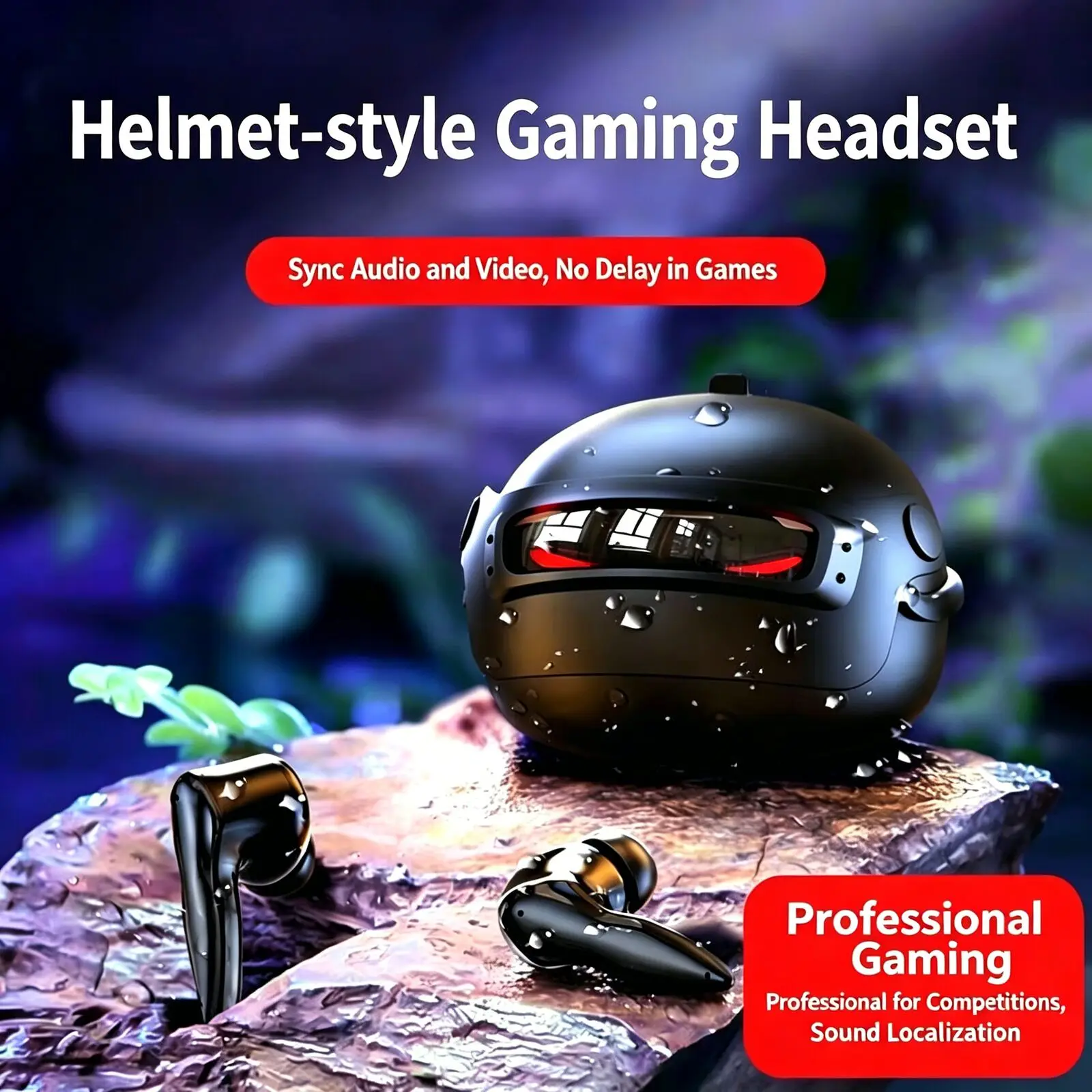 Helmet Style Gaming  Wireless  - đánh giá và giá Gaming Headset Rgb