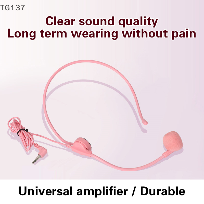 1Pcs 3.5MM Pink Headworn Wired - đánh giá và giá Wired Earphone Mic