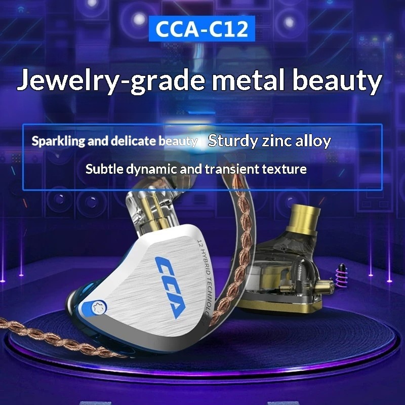 CCA C12 Earphones Hi-Fi Audiop - đánh giá và giá Audiophile Headphone Wired