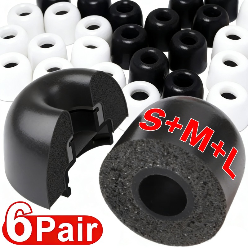 6-3Pairs For Samsung Galaxy Bu - đánh giá và giá Earphone Foam Tip