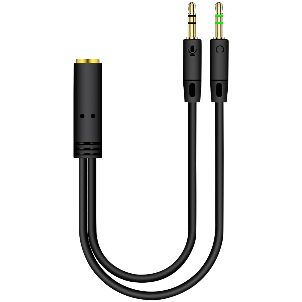 3.5mm Jack 2 Male To 1 Female  - đánh giá và giá Audio Splitter Y