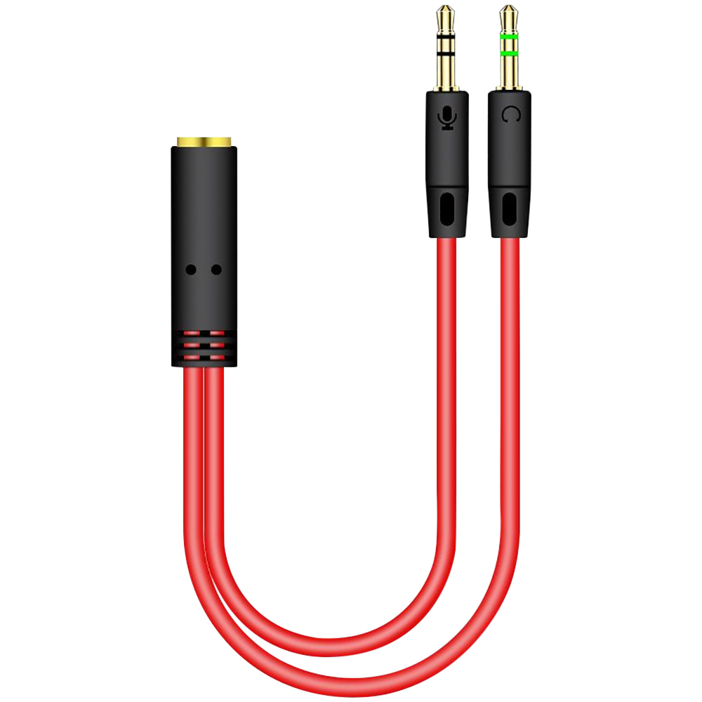 3.5mm Jack 2 Male To 1 Female  - đánh giá và giá Audio Splitter Y