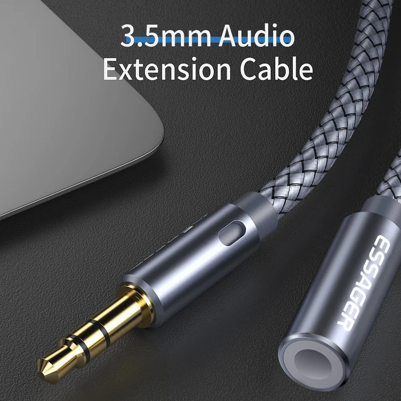 Essager 3.5mm Audio Aux Cable  - đánh giá và giá Earphone Splitter Jack
