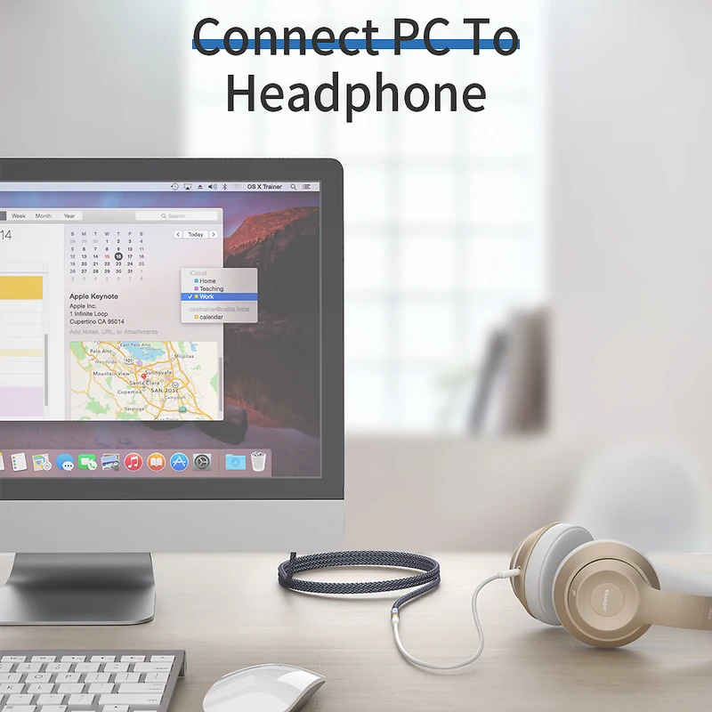 Essager 3.5mm Audio Aux Cable  - đánh giá và giá Earphone Splitter Jack