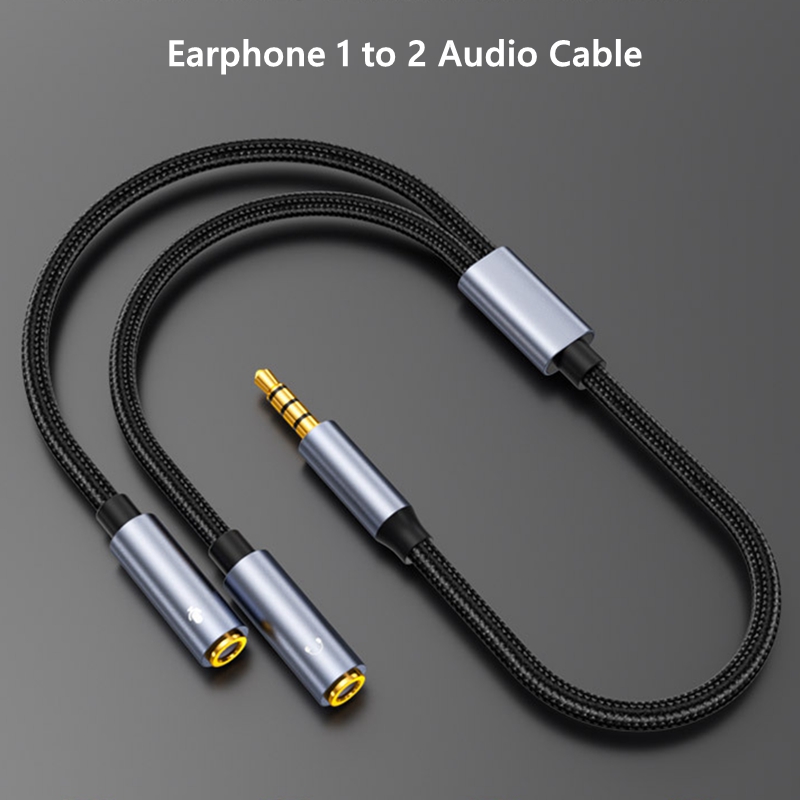 3.5mm Jack Aux Audio Cable Mal - đánh giá và giá Earphone Splitter Jack