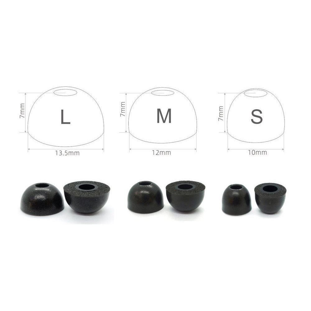 2pcs Replacement Earbuds Tips  - đánh giá và giá Earphone Foam Tip