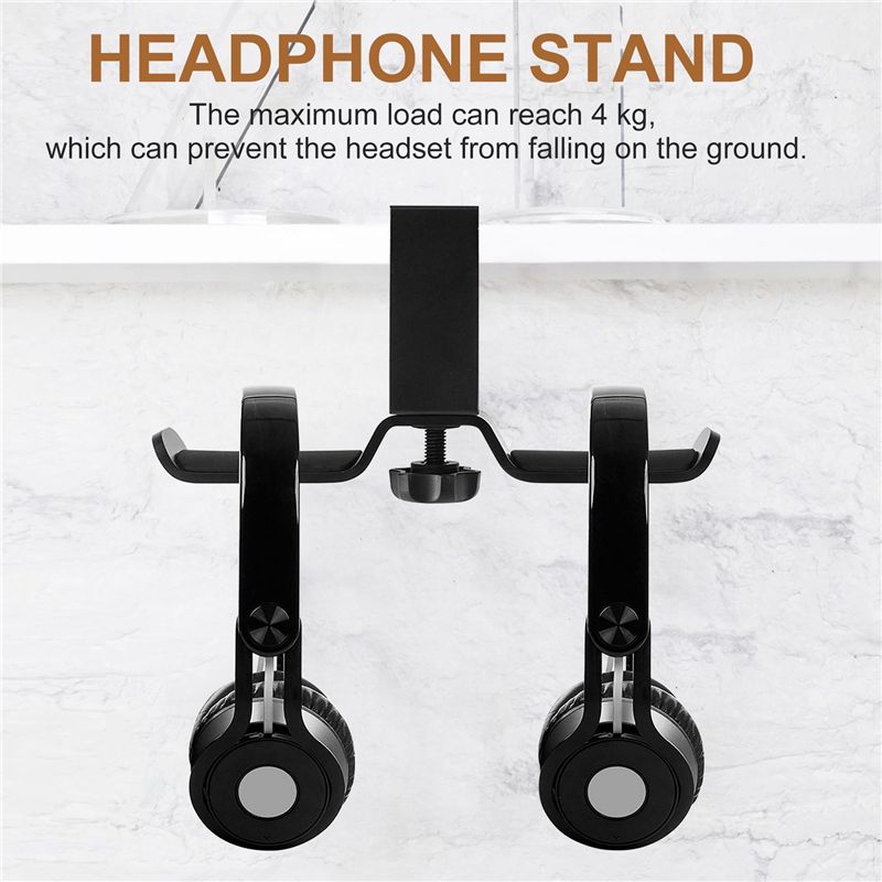 Leading-Dual Headphone Stand U - đánh giá và giá Headphone Stand Desk
