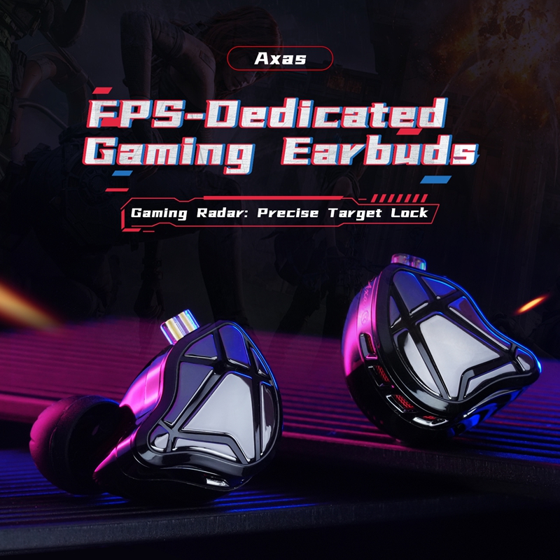  KZ Axas FPS Gaming IEM Headp - đánh giá và giá Audiophile Headphone Wired